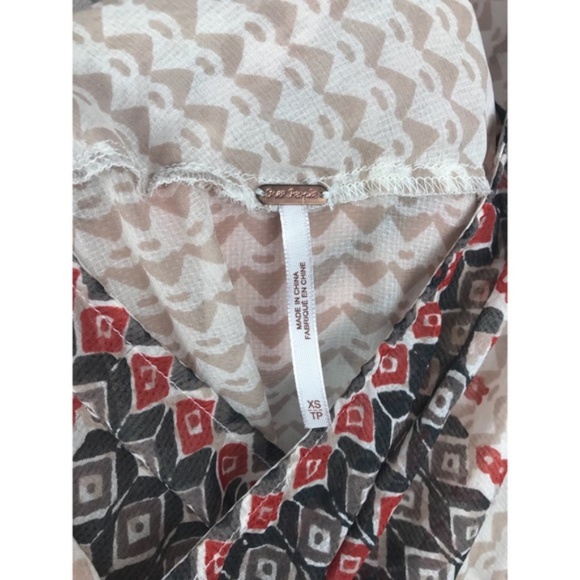 Free People Sheer Boho Tunic -fun festival nights! - Picture 6 of 7